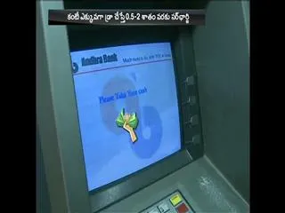 Surcharges on Withdraw holders above 50,000 per day - Sakshi