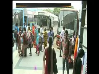 Heavy rush at bus stand, railway station - Sakshi