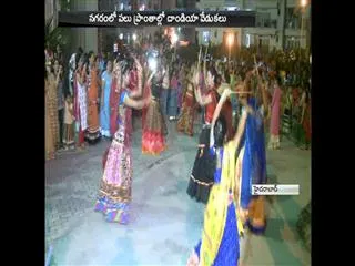 dandiya, garbhajosh events in hyderabad - Sakshi