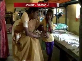 mother leaves daughter in bus stop at nirmal district - Sakshi