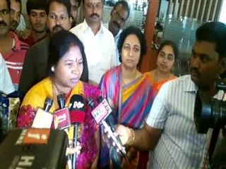 MLA's Detained at Airport, Prevented from Attending Women  Parliamentarian's meet - Sakshi