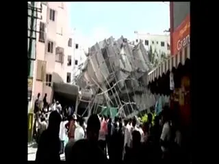 Under-construction building collapses in Bengaluru - Sakshi