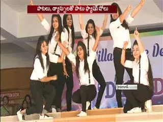 Celebrating college life - Villa Marie College Farewell Party - Sakshi