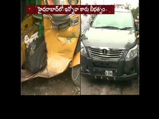 innova car accident in film nagar - Sakshi