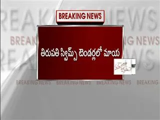 golmal in tirupathi swims tenders - Sakshi