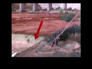 pushkara ghat damaged due to water flow at nagarjuna sagar - Sakshi