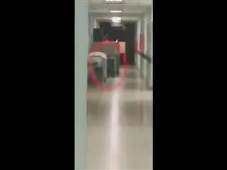 Ghost' of young child caught on camera in terrified hospital - Sakshi