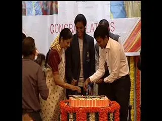 sindhu welcome celebrations in raj bhavan - Sakshi