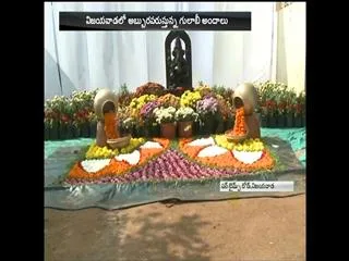 Rose flowers exhibition in vijayawada - Sakshi