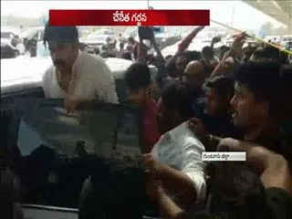 chenetha workers mouna deeksha in guntur - Sakshi