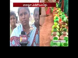 Hindupur people fired on Balakrishna || Drinking water problem - Sakshi