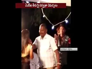 rajampet asi Obscene dances with dancers in kumpinipuram Fair - Sakshi
