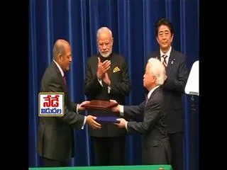 India, Japan sign landmark civil nuclear deal - Sakshi