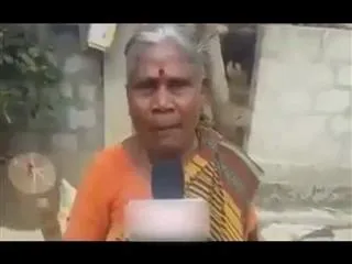 elderly lady gives befitting reply to tdp leaders - Sakshi