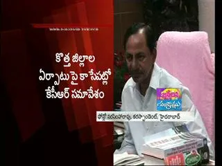 cm kcr review meetings over new districts formation - Sakshi