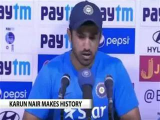 After reaching century mark, I felt no pressure: Karun Nair - Sakshi