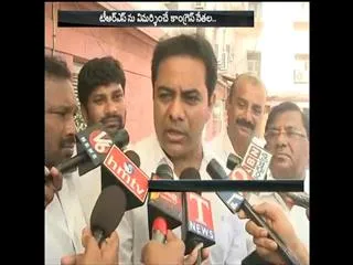 ktr takes on congress party leaders over telangana projects issue - Sakshi