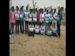 YSRCP NRI Leaders protest for save democracy at Kuwait - Sakshi