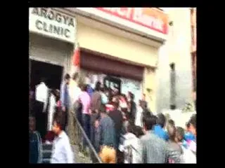 Queues getting shorter at banks; long wait at ATMs continues - Sakshi