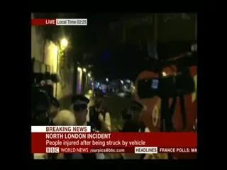 Several injured after van hits people near mosque - Sakshi
