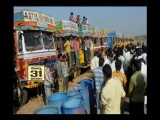 lorries strike from tomorrow in two telugu states - Sakshi