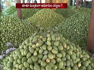 Mangoes with chemicals to ripe - Sakshi