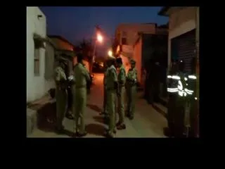 Police Cardon search in Meerpet - Sakshi