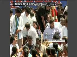 chandra babu naidu watches even draught from choppers only, says ys jagan mohan reddy - Sakshi