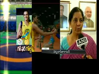 minister nirmala sitharaman speaks about pv sindhu - Sakshi