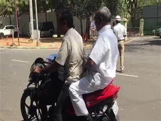 Went to Assembly on Motorcycle - Sakshi