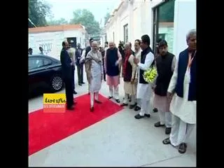 pm narendra modi arrives hyderabad today - Sakshi