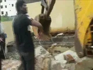 removing of encroachment on nallah continuous in hyderabad - Sakshi