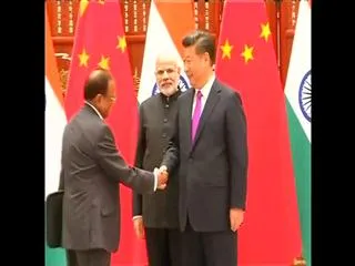 Narendra Modi and Jinping met in Hangzhou - Sakshi