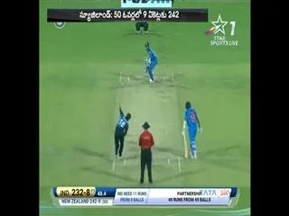 India's defeat in the second match - Sakshi