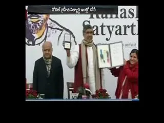 Theft at Nobel Laureate & social activist Kailash Satyarthi's home, Nobel Prize stolen. - Sakshi