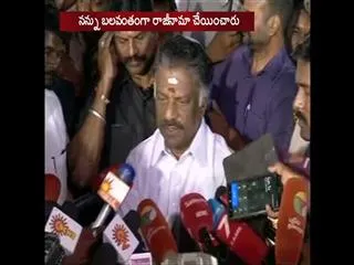 will show in some hours what i am, says panneer selvam - Sakshi