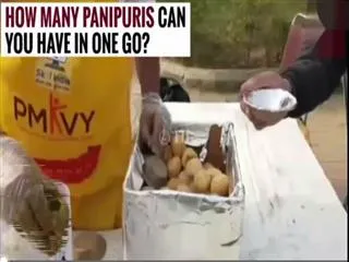 Inspired By Jio Data Plan, This Man Offers Unlimited Pani Puri For Rs. 100 - Sakshi