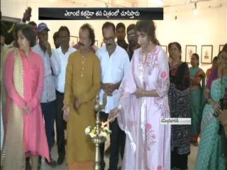 Art exhibition with the name of voice of images - Sakshi