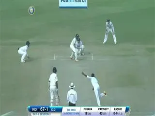 parthive patel gets first six in test matches - Sakshi