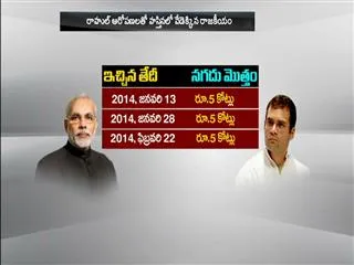 Rahul Gandhi accuses PM Modi of taking bribes, BJP hits back - Sakshi