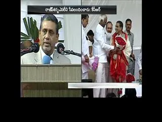 ex cs rajiv sharma is an all rounder, says cm kcr - Sakshi