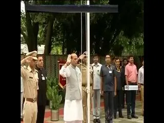Home Minister Rajnath Singh holds security review meeting ahead of Independence Day - Sakshi