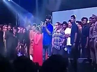 Hero Ram charan emotional speech at avanthi engineering college - Sakshi