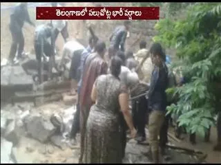 child killed in house collapse due to heavy rains - Sakshi