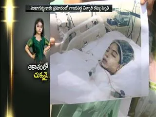 Banjara Hills accident victim 10 year old girl Ramya died in hospital - Sakshi