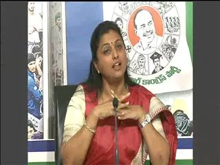 MLA RK Roja Slams Chandrababu over nava nirmana deeksha - Sakshi