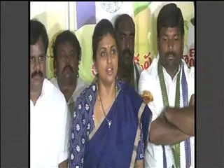cabinet minister ashok gajapathi raju show courage and open a path over visakha railway zone, says ysrcp mla roja - Sakshi