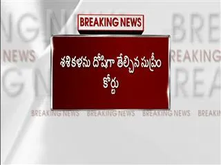sasikala convicted in da case, four years imprisonment awarded - Sakshi