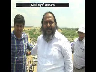 dipyuty chairmen satish reddy not removing Beard upto water comes gandikota - Sakshi