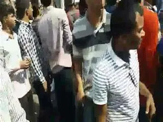police attack on bank customers, tension at tolichowki - Sakshi